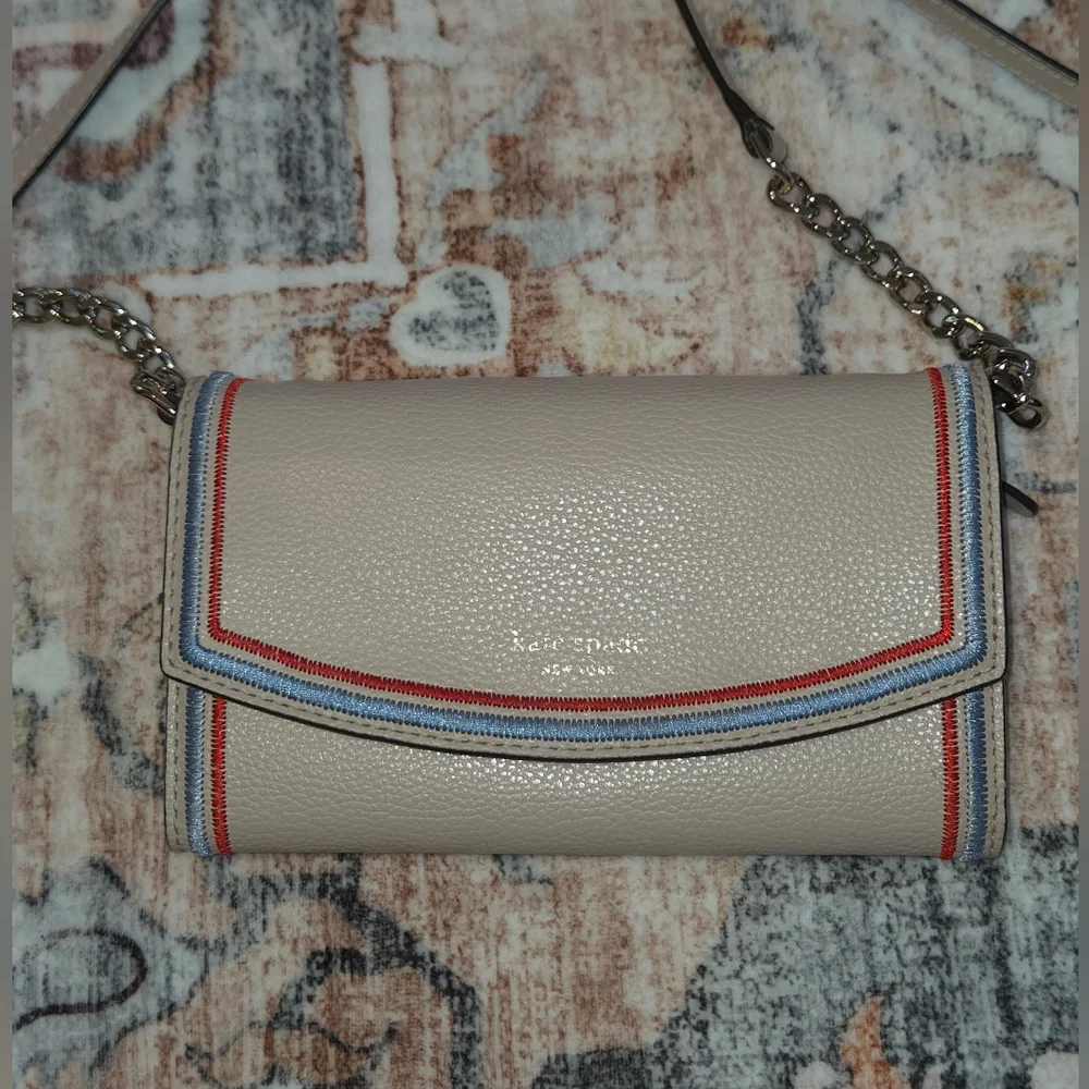 Kate Spade New York Eva Embroidered Crossbody Wallet - Picture 14 of 16